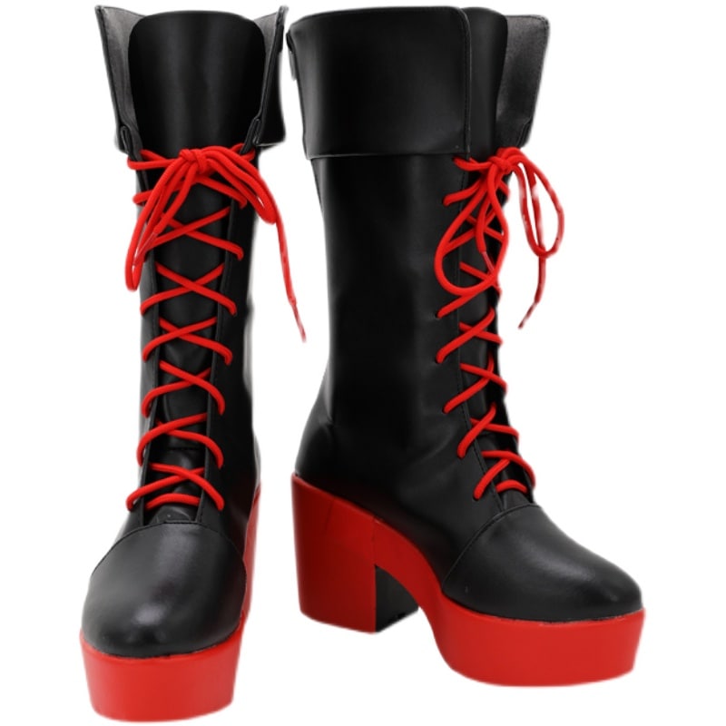 コスプレ靴 沙花叉クロヱ さかまた くろゑ hololive VTuber 下駄 シューズ 長靴 コスプレ クリスマス ハロウィン