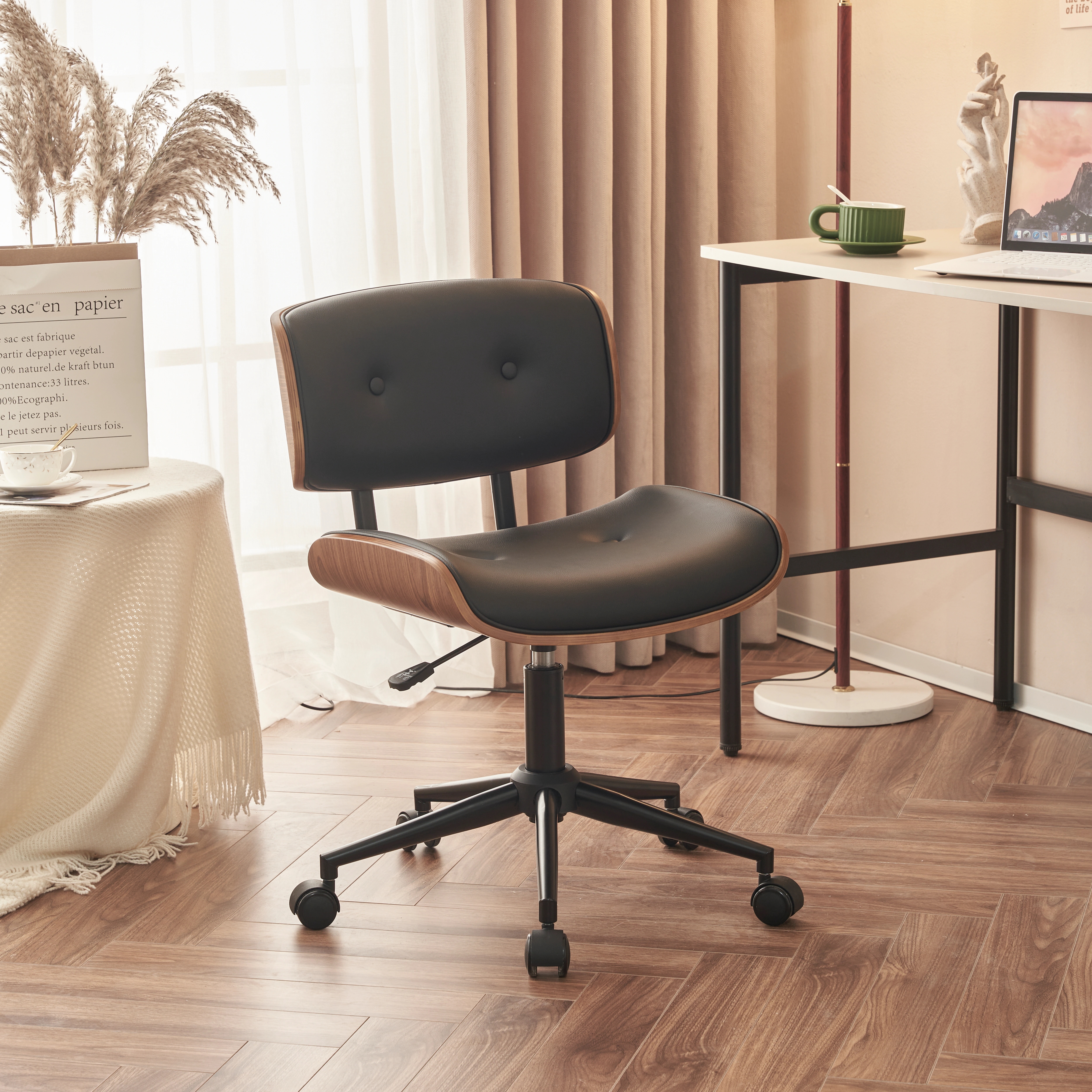 【単品１脚】ダイニングチェア 回転 ホームチェア オフィス デスクチェア イス パソコン コンパクト pc 事務椅子 360度回転 座面昇降 床を傷つけにくい キャスター ワークチェア 椅子 テレワー