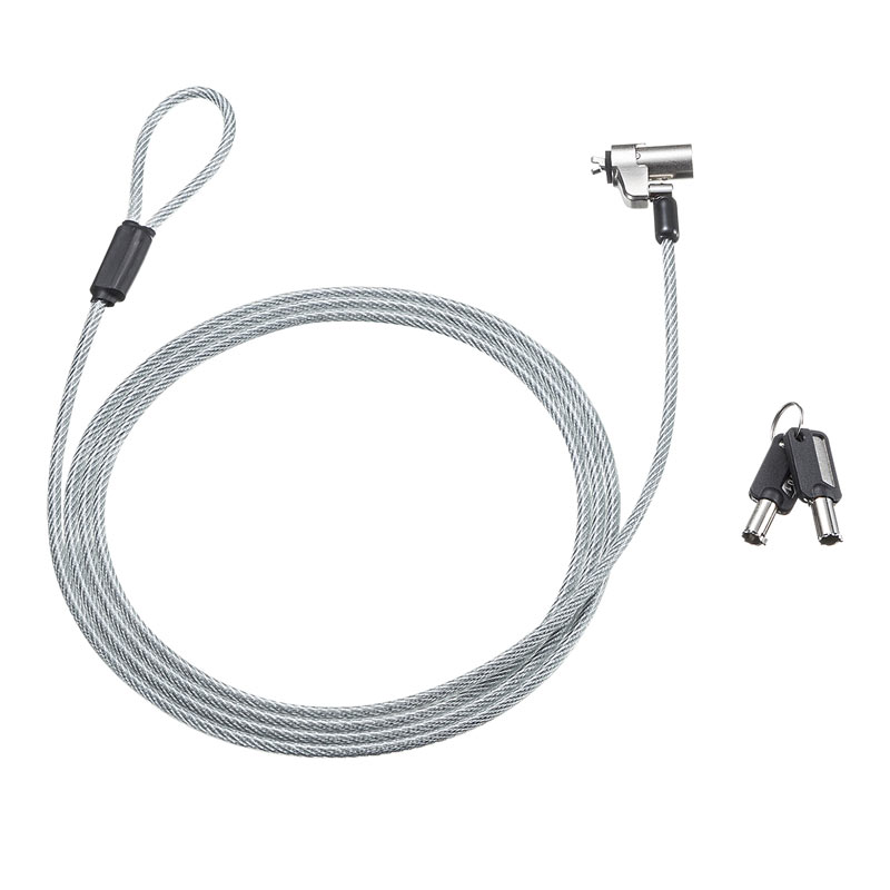 Noble Wedgeスロット対応セキュリティワイヤー シリンダ錠 SLE-35S