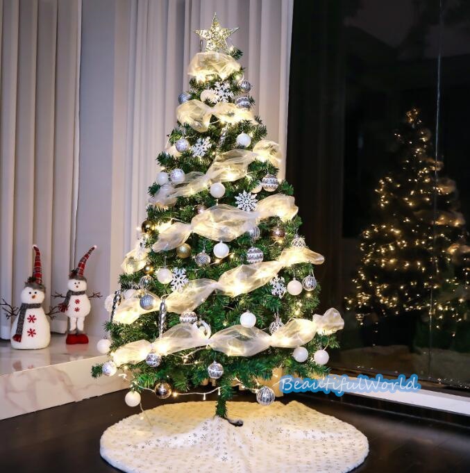 クリスマスツリー 北欧風 120cm 150cm 180cm 210cm ツクリスマスツリーセット led飾りセット オーナメント 置物デコレーション 部屋 装飾S59
