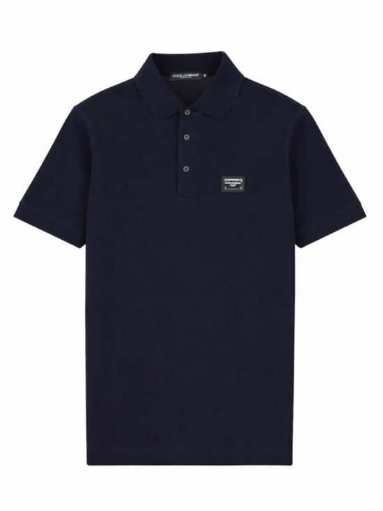 DOLCE & GABBANA Men Polo Shirts G8PL4T G7P1DB0665 Black