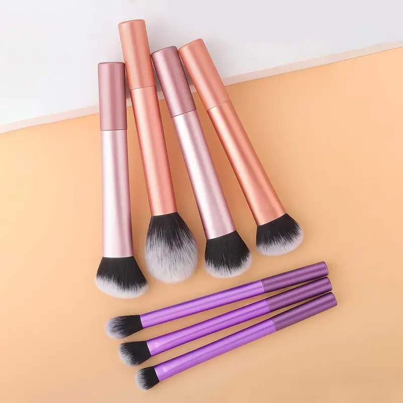 多機能メイクアップブラシセット,美容ツール,すばやく簡単,アプリケーション,7個