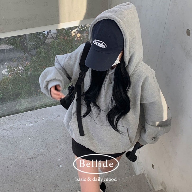 [MADE] ハグ裏起毛オーバーサイズパーカー ts1321