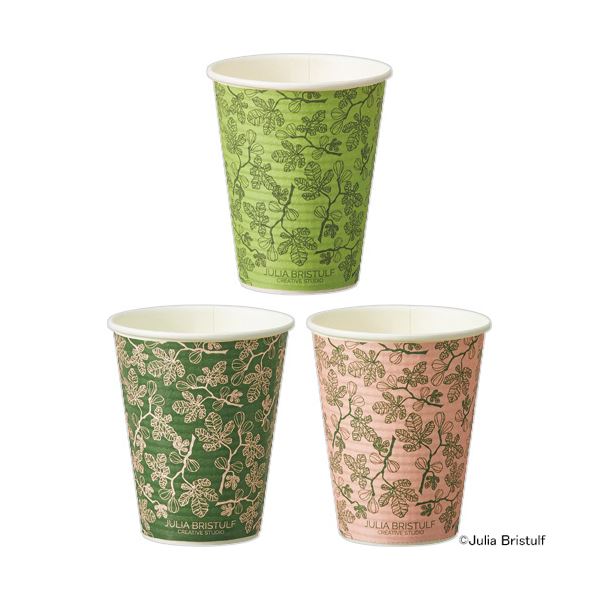（まとめ） TANOSEEエンボスカップ FIG 260mL（9オンス） 1パック（40個） [x10セット]