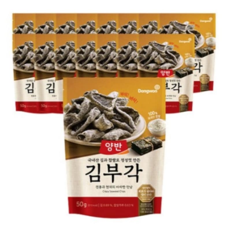 両班ののり天 50g x 16個