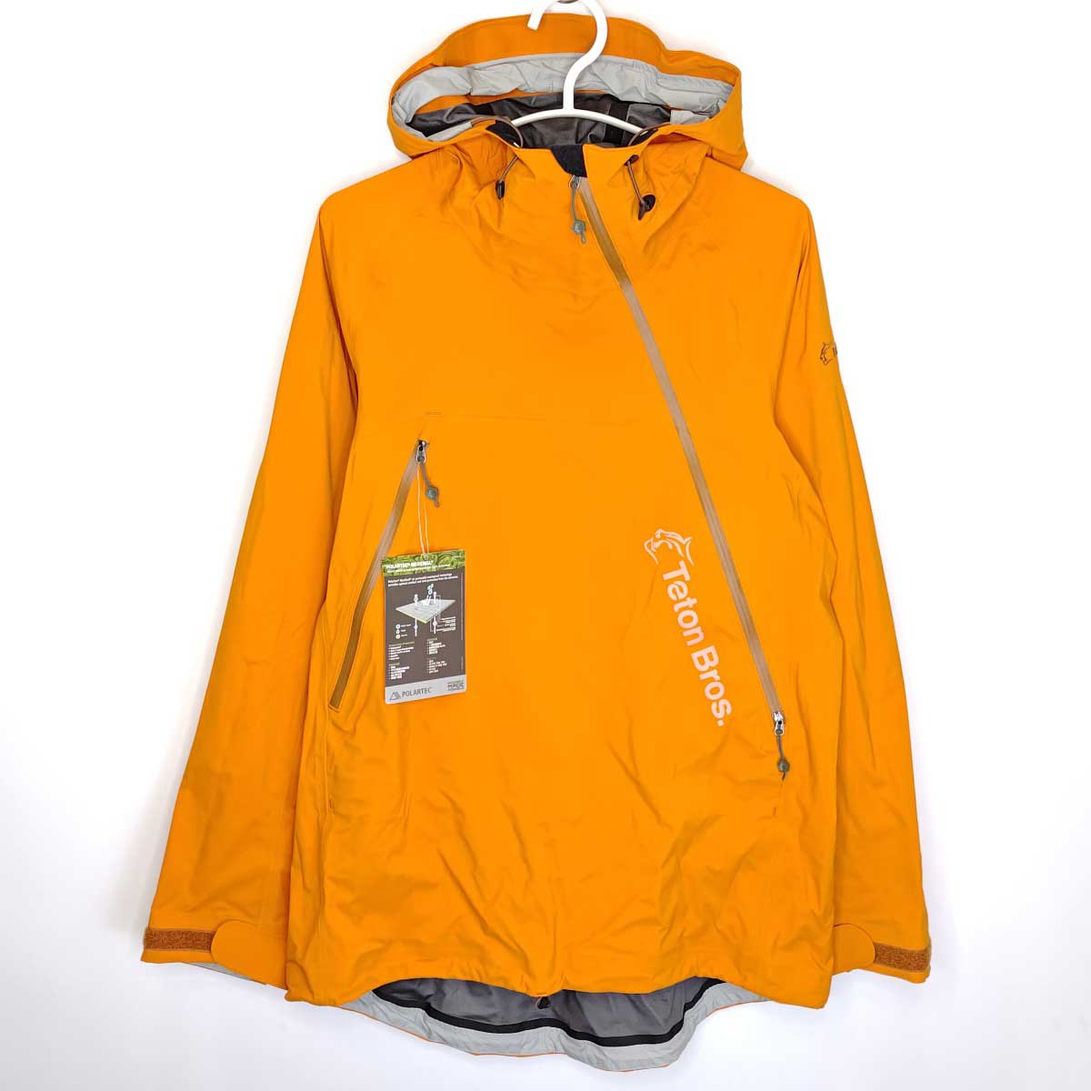 【中古・未使用品】ティートンブロス TSURUGI JACKET ツルギジャケット　 L オレンジ TB203-10M メンズ Teton Bros. ナイロン