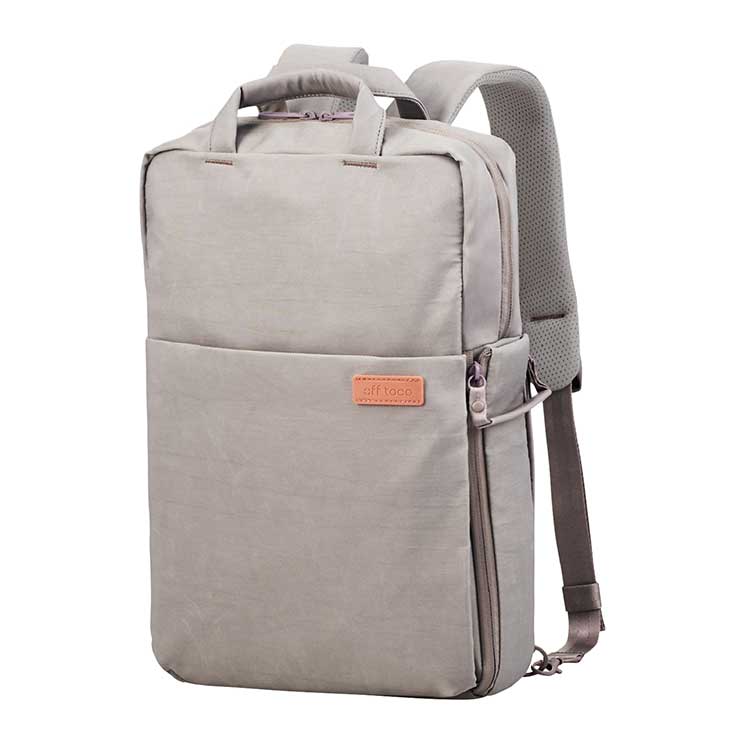 off toco 3WAY PCバックパック ビジネス&カジュアル ﾛｰｽﾞグレー Mサイズ