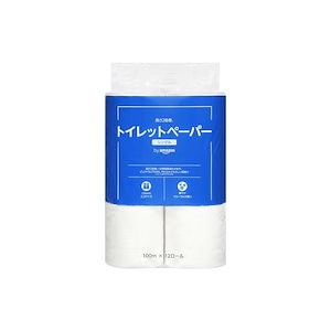 【迅速発送】by Amazon トイレットペーパー 長さ2倍巻 100m x 12ロール シングル 単品 (12ロールで24ロール分) フローラルの香り