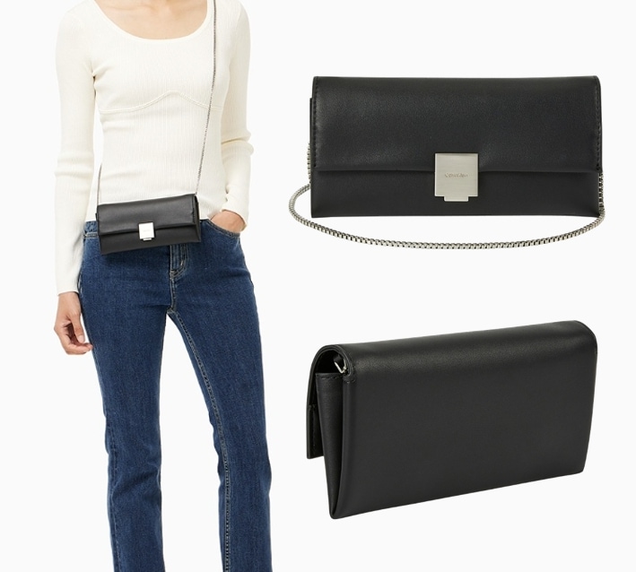 CK Lock Long Flap Phone Crossbody Bag (4F1006G)