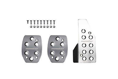 MONSTER SPORT スポーツドライビングペダルカバー クリヤ アルマイト アルトワークス/ア