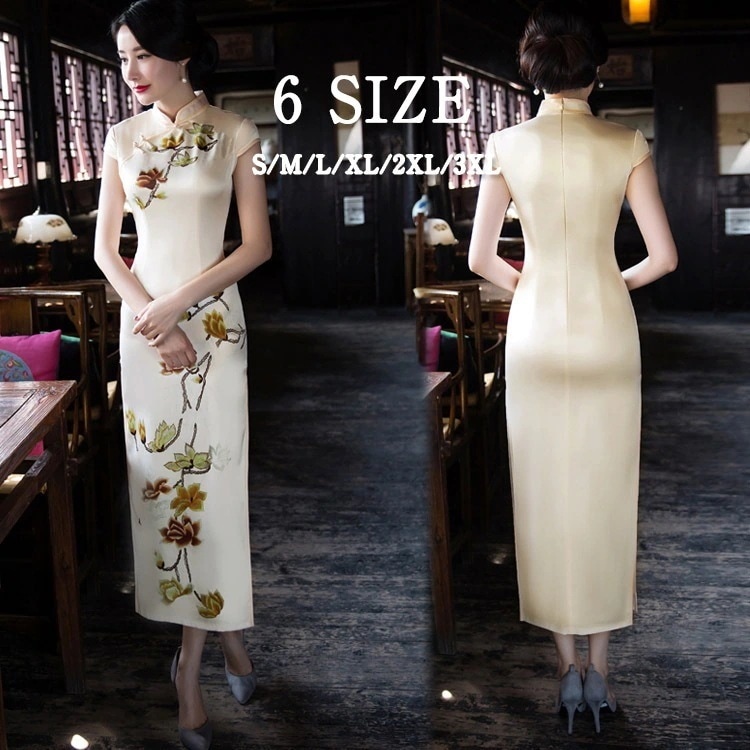 チャイナドレス ロング チャイナドレス コスプレ チャイナドレス ノースリーブ チャイナドレス 大き