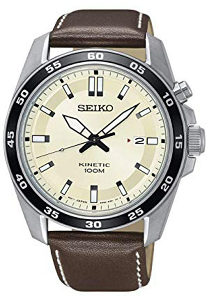 [10年保証] [製造終了 希少人気海外モデル] SEIKO SKA787P1 セイコー キネティック 100m 防水