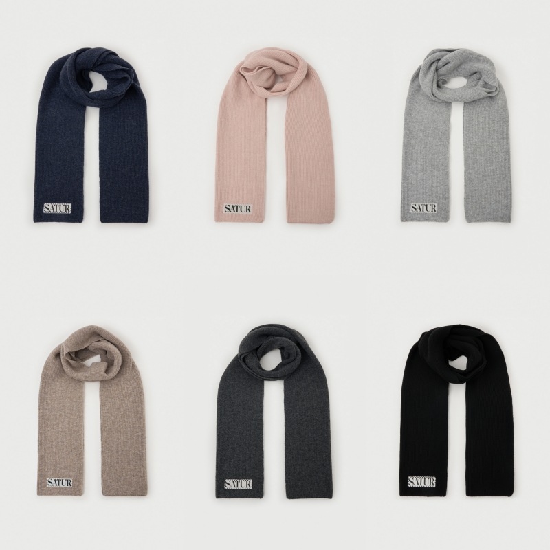 【SATUR】25FW VERONA KNIT MUFFLER : 6COLORS