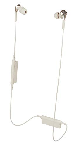 オーディオテクニカ SOLID BASS 重低音 ワイヤレスイヤホン シャンパンゴールド ATH-CKS550XBT CG