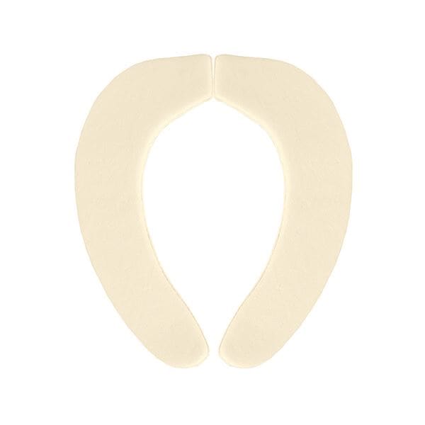 （まとめ） サンコーおくだけ吸着 消臭ふんわりベンザシート 無地 アイボリー KC-70 1組 [x5セット]