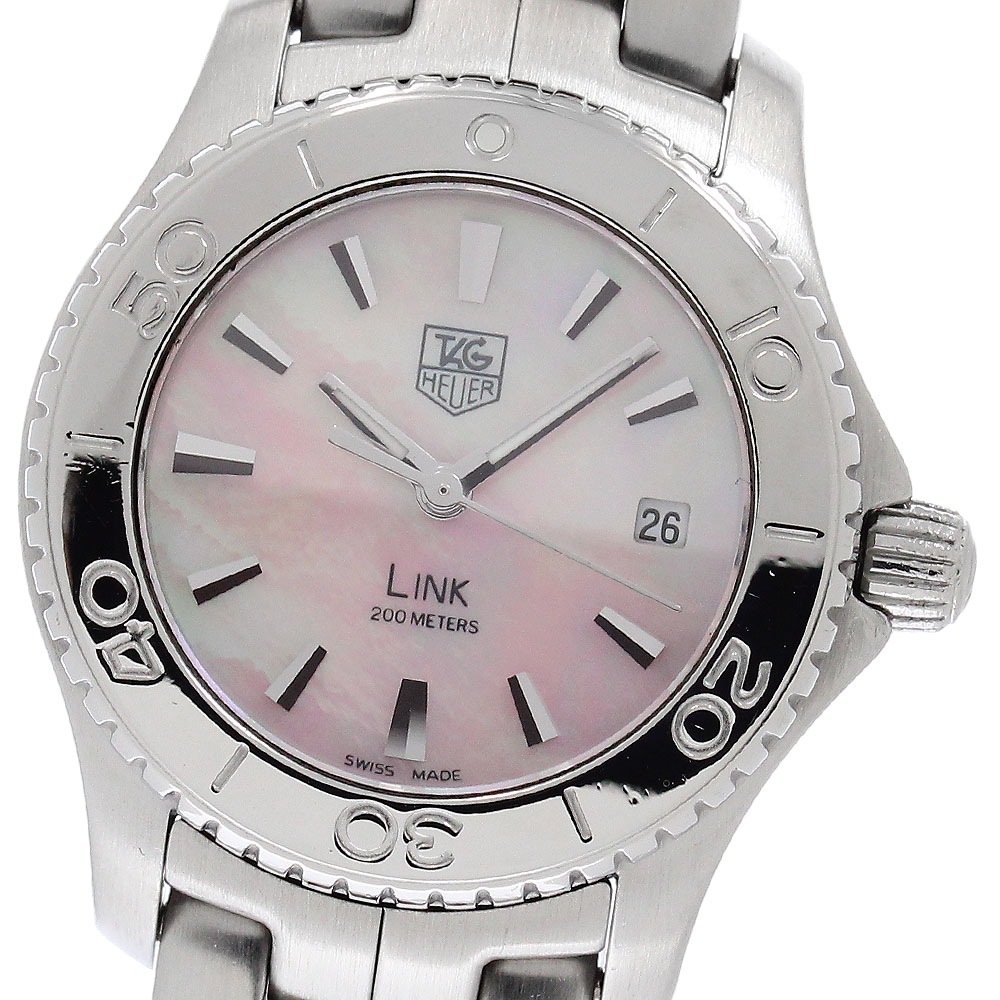 タグホイヤー TAG HEUER WJ1315-1 リンク デイト クォーツ レディース 良品 _948908【中古】