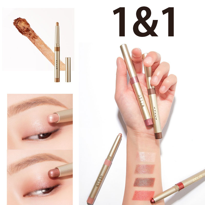 Trifecta Metallica Lip Eye Cheek Stick [1+1] ワンステップ - グリッタースティック