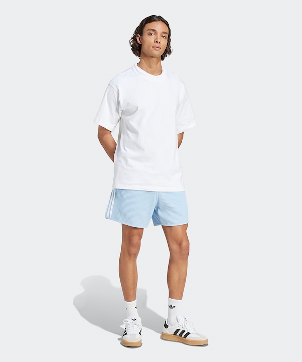 Qoo10 adidas ワッフル ニット ショーツ 無地 ショー