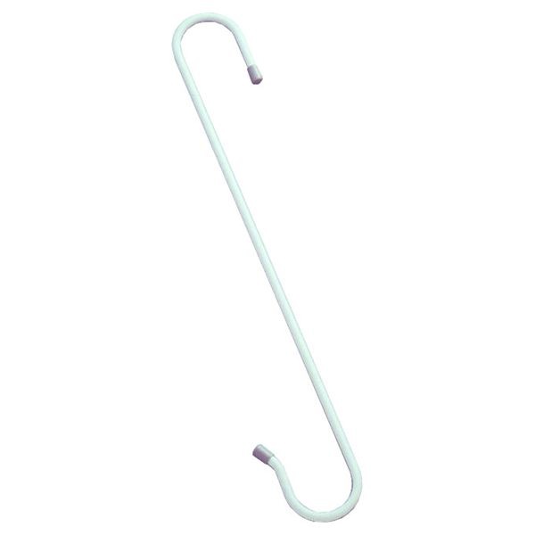 (まとめ) S字フック/洗濯物干し金具 (長さ(約)：40cm 2本入) 大型 小物掛け 積水 (×24個セット)