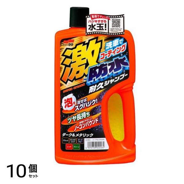 ソフト99 激防水耐久シャンプー ダーク&メタリック 750mL 10個セット