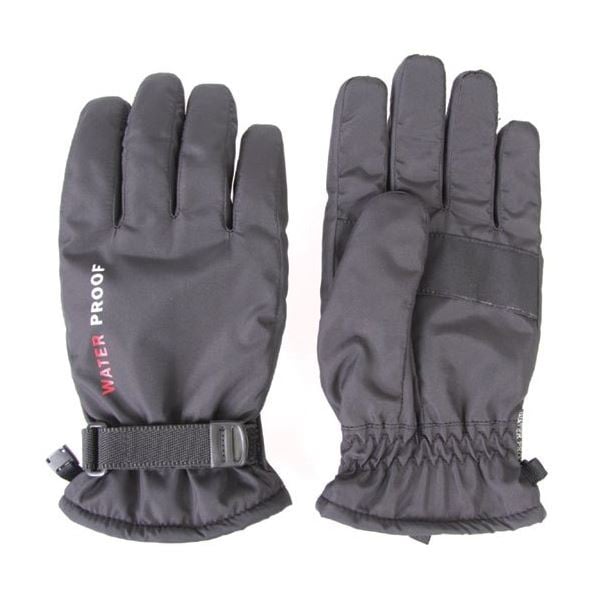防水インナー内蔵 グローブ/手袋 (レディース 10組セット 5235) ブラック 約22×10×3cm (防寒用品 寒さ対策)