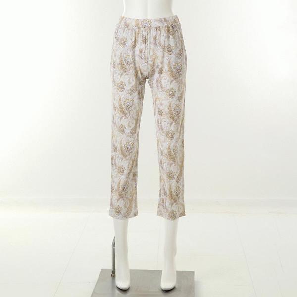 ペイズリー捺染女性下衣レディース室内着下衣VEPA103WSG