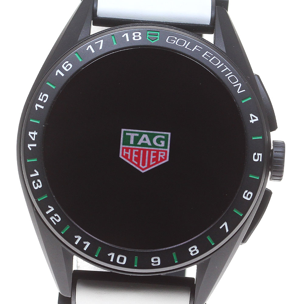 タグホイヤー TAG HEUER SBR8A81.EB0251 コネクテッド キャリバー4 ゴルフエディション クォーツ メンズ 美品 箱・保証書付き_841345【中古】