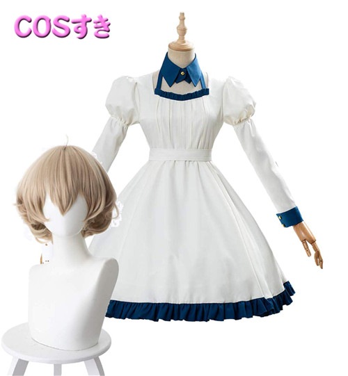 【全店任意2枚購入で100円OFF】ウイッグ付けセット　虚構推理 岩永 琴子（いわなが ことこ） コスプレ衣装 コスチューム　cosplay イベント 変装 ハロウイン