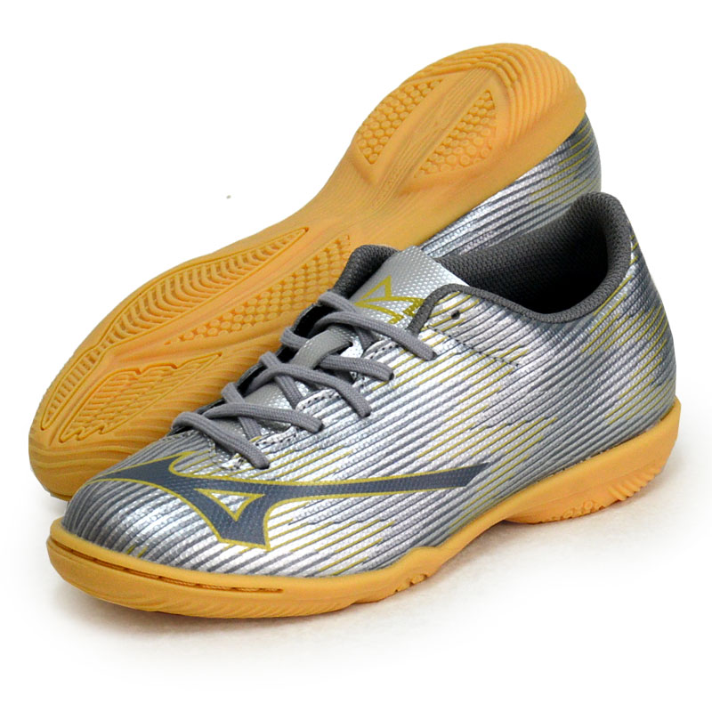 ミズノアルファ 2 SELECT Jr IN (MIZUNO α) ジュニア サッカー インドア フットサルシューズ ワイド 25SS(P1GG256504)