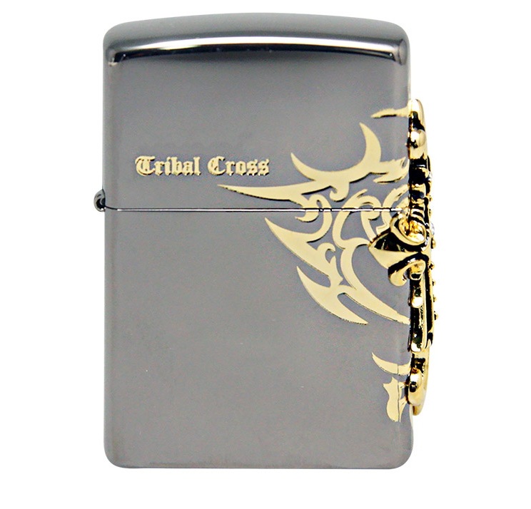 SIDE TRIBAL CROSS EMB GOLD/ZIPPOコレクション/プレゼント/ギフトセット/ZIPPO ライター
