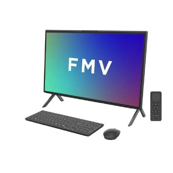 富士通 デスクトップパソコン 27型 32GB/1TB Win11Home Ryzen AI7 F77-L1 FMVF77L1BA ブラック FUJI