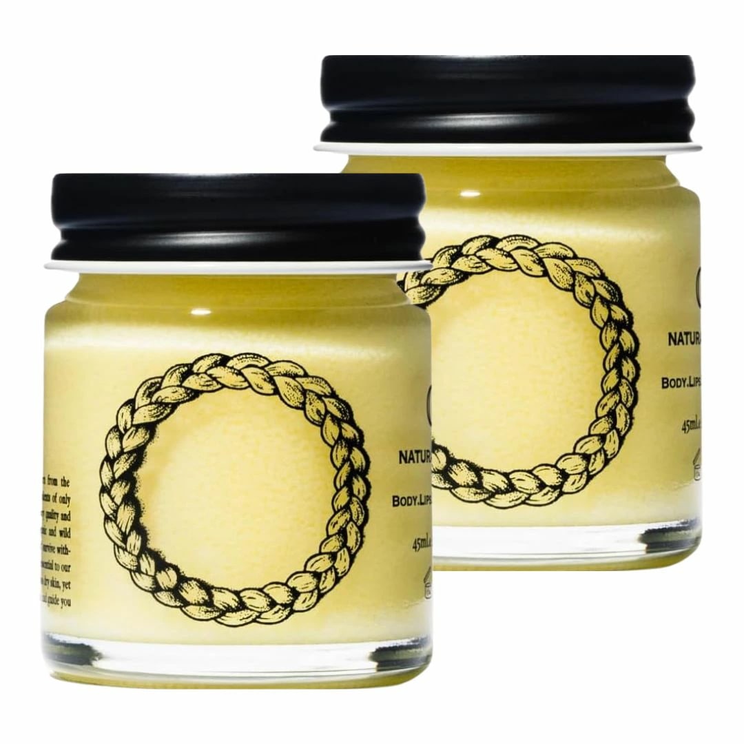 オースキン&ヘア O・Balm オーバーム 45mL 2個セット スタイリング マルチバーム ヘアバーム リップバーム ハンドクリーム ボディクリーム 天然由来成分 オーガニック シアバター 保湿 O