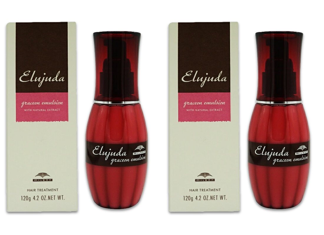 【まとめ買い】エルジューダ グレイスオン エマルジョン 120g × 2個 洗い流さないトリートメント ミルク