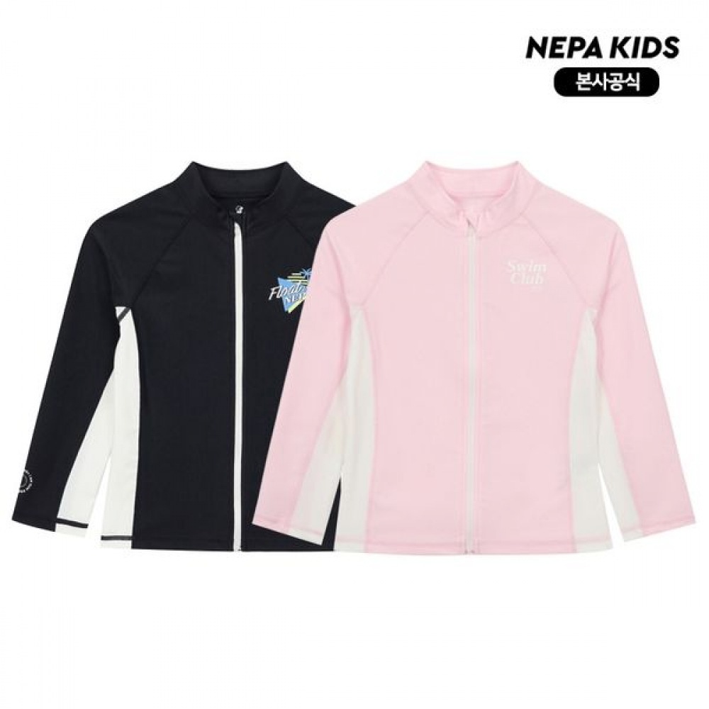 [ネパキッズ] ネパキッズ/ヘッドセット KLD3001 スイムクラブラッシュガードジャケット