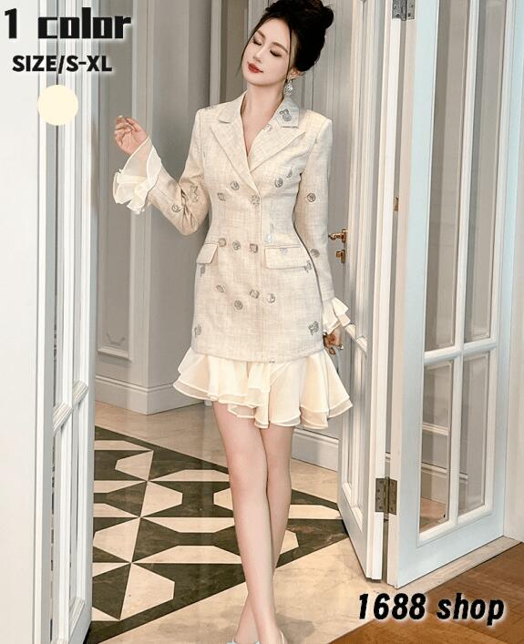 新品登場 2025 タイトワンピース 姫系ワンピース　シンプル　ワンピース インポート ひざ丈 ミドル丈 エレガント　韓国ファッション シンプル Vネック パーティドレス 長袖　お嬢様 セクシー ミニ