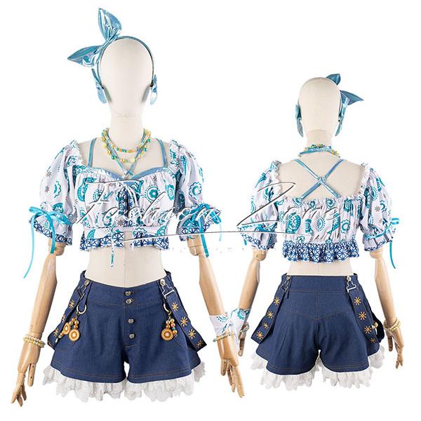 LoveLive 蓮ノ空女学院スクールアイドルクラブー 風 日野下花帆 乙宗梢 コスプレ衣装 ウィッグ cosplay ハロウィン 演出服 変装