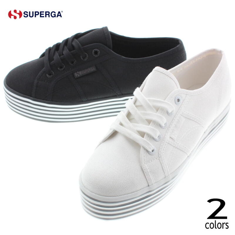 正規品 スペルガ SUPERGA スニーカー 2790 MULTICOLOR COTW S00FCR0 ホワイト（A0Z） ブラック（A1A） ［T］GOOH