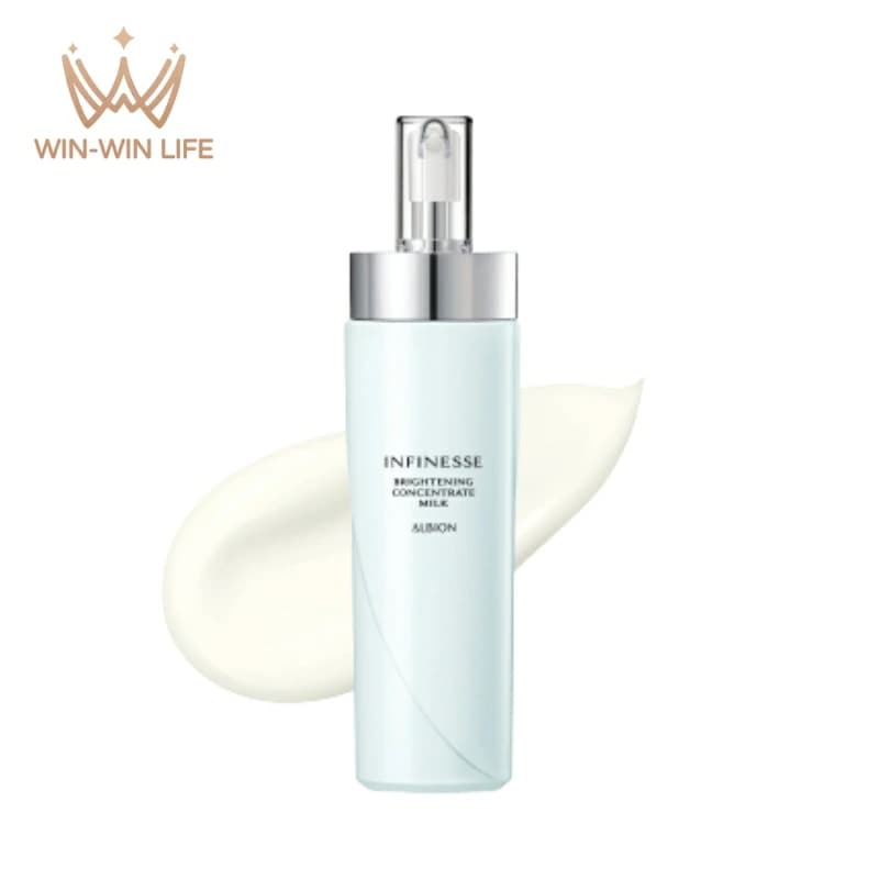 アンフィネス ブライトニング コンセントレート ミルク 200g 医薬部外品 ビハク・ハリ土台乳液 生命感 明るい ビハク有効成分 メラニンの生成を抑え シミ・ソバカス対策 コクのあるベース 整肌