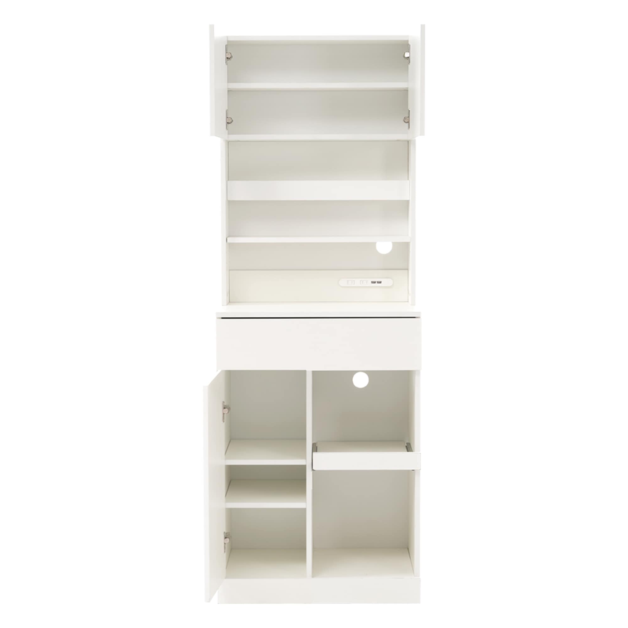 食器棚 キッチンボード レンジボード キッチン 収納 棚 家電収納 キッチン収納 一人暮らし スリム おしゃれ シンプル キッチンボード レンジ台