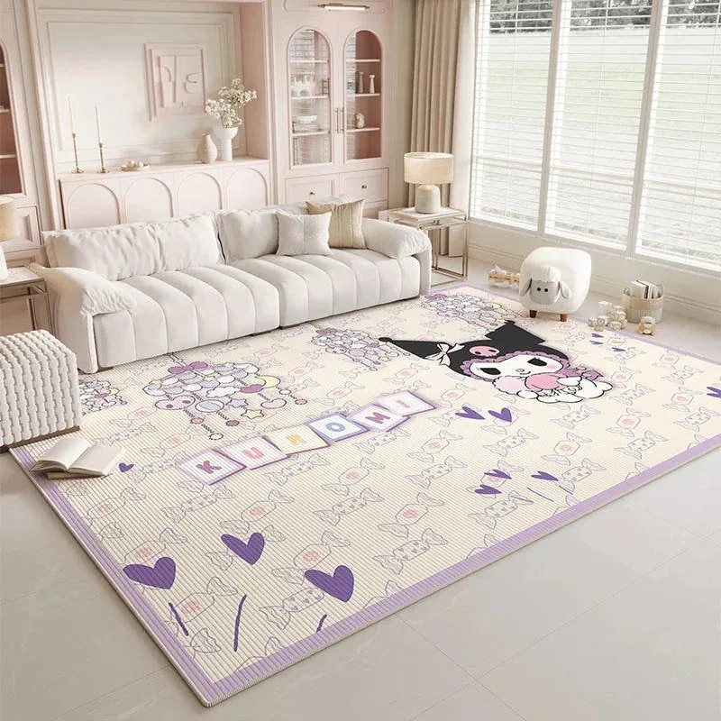 1つ買うと10個無料 漫画のリビングルームの毛布クロミソファーのお茶の毛布家庭用耐摩耗性汚れ防止カーペット寝室の洗濯不要汚れ防止ベッドの毛布激安新入荷人気