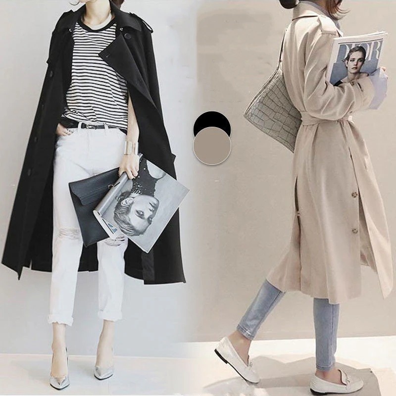 コート レディース 春 トレンチコート スプリングコート アウター ロングコート 大きいサ 5,972円