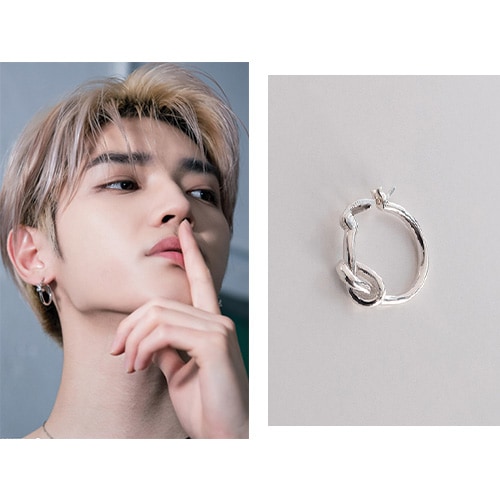 [NCT テヨン 着用] 925silver ウィナーフイヤリング(single)/人気ジュエリー 韓国人気ファッション かわいいアクセサリー