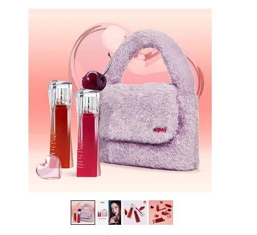 [韓国ビューティー] NEW エスプアクチュール リップティントグレーズ 2個セット（8種択2+ミニバッグ贈呈）