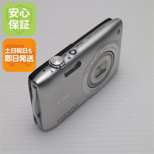 新品同様 COOLPIX S3300 クリスタルシルバー デジカメ Nikon 131 12,556円
