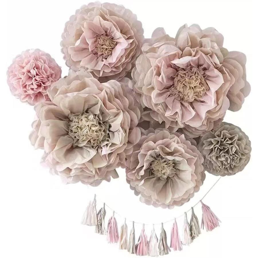 バースデーデコレーションセット ペーパーファン 誕生日飾り