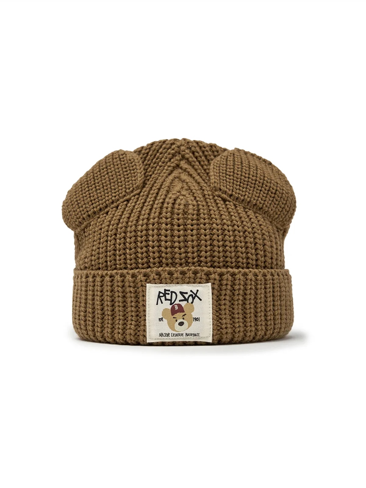 キッズ ストリート メガベア 鬼装式 織ラベル ニットBOS(D.Camel)