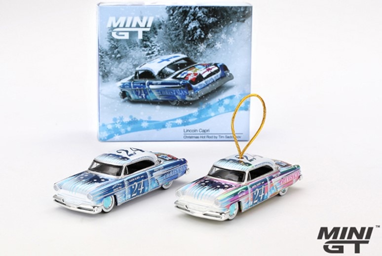 MINI－GT 1/64 リンカーン カプリ ホットロッド by Tim Sadchikov2024 クリスマスエディション(左ハンドル)【MGT00888-L】 ミニカー MGT00888-L リ