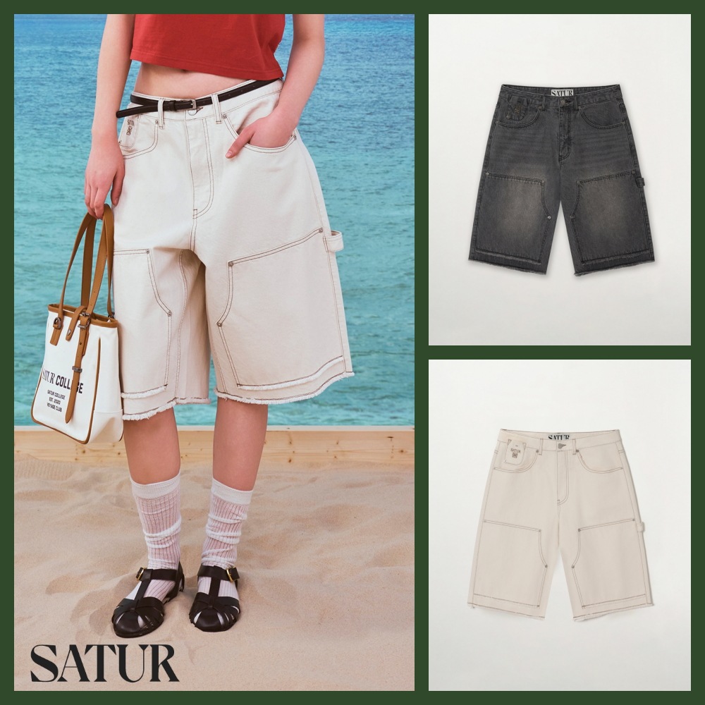 Carpenter Bermuda Denim Pants