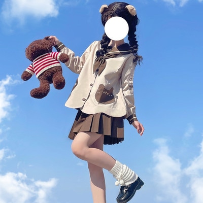 木子ちゃんJKオリジナル仔萌新型幼稚園JK制服秋冬長袖