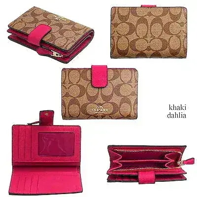 Qoo10] Coach COACH コーチ 財布 二つ折り財布 : バッグ・雑貨